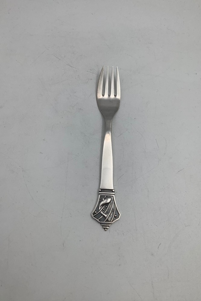 Evald Nielsen Sterling Silver Fishing Fork