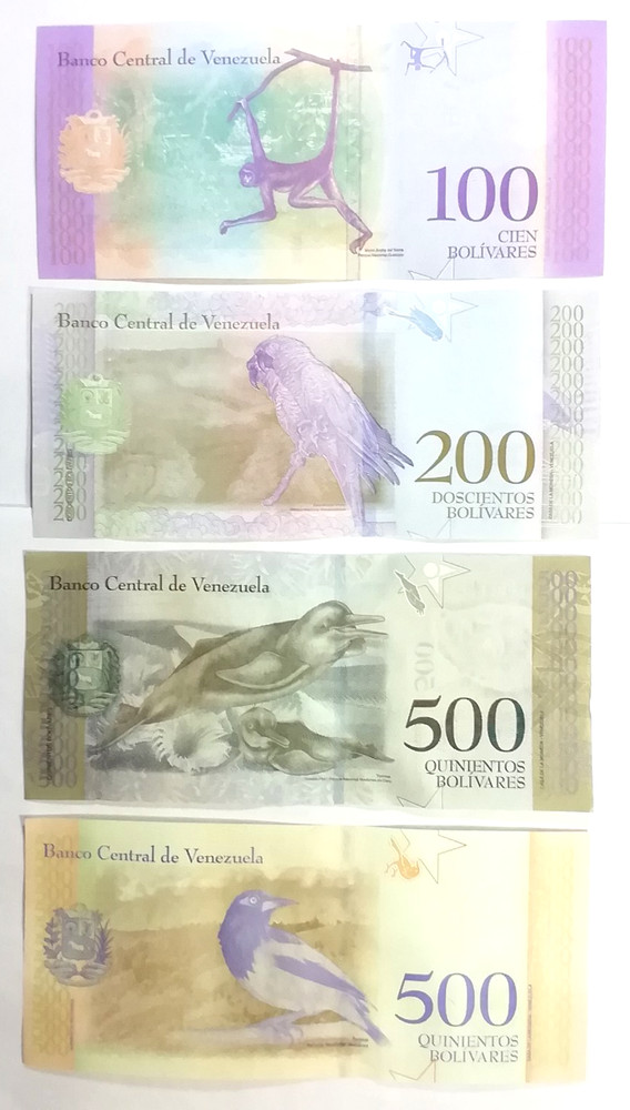Banknotes Venezuela, 21 Notes, Various Years, UNC.
