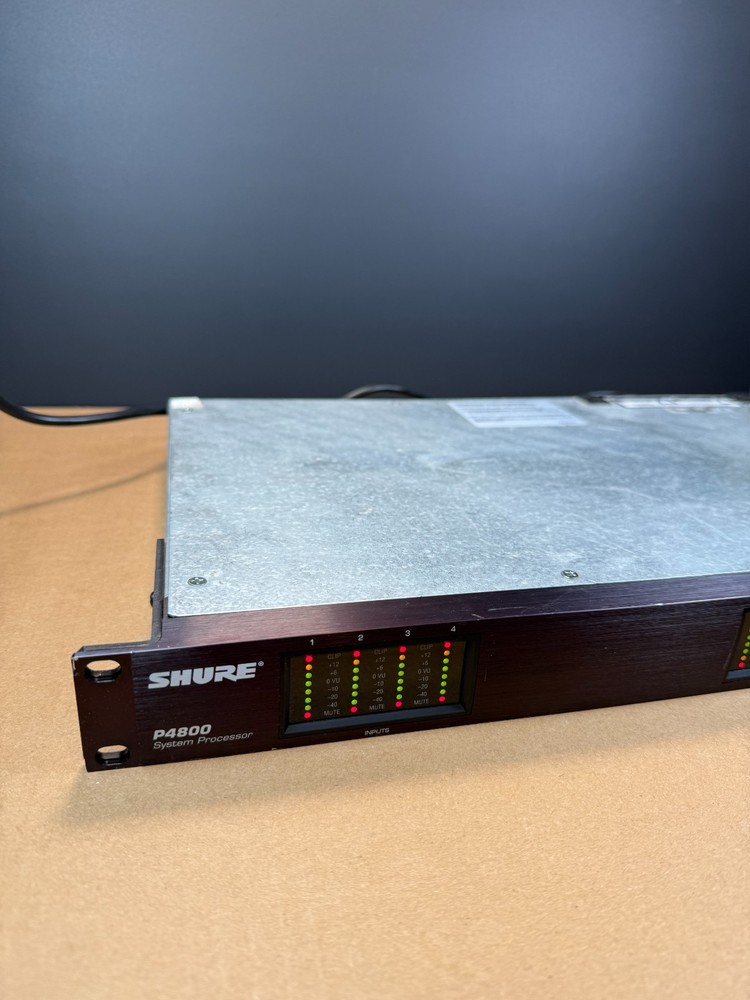 Shure P4800 System Processor Soundplex Digital Signal Processor W/ Power Cord
