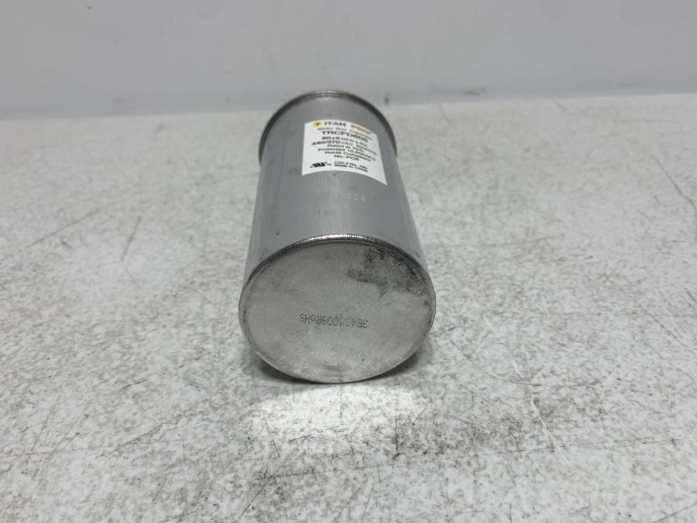 Titan Pro TRCFD605 Run Capacitor 60+5 MFD 440/370V Round