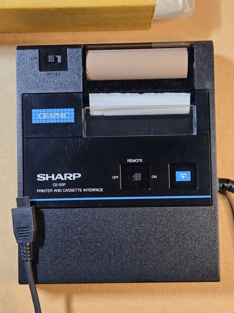 NEW NOS Sharp CE-50P Printer / Cassette Interface For Vintage Calculator NEW BOX