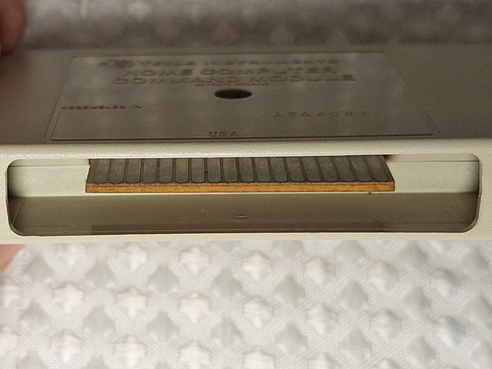 1982 TI Texas Instruments Multiplication Game Solid State Cartridge PHM 3092