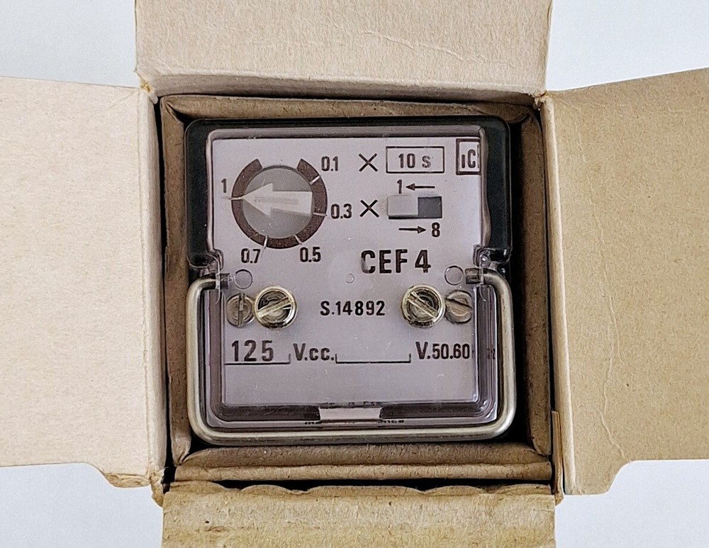 ICE CEF4 Adjustable Timer Relay 125V