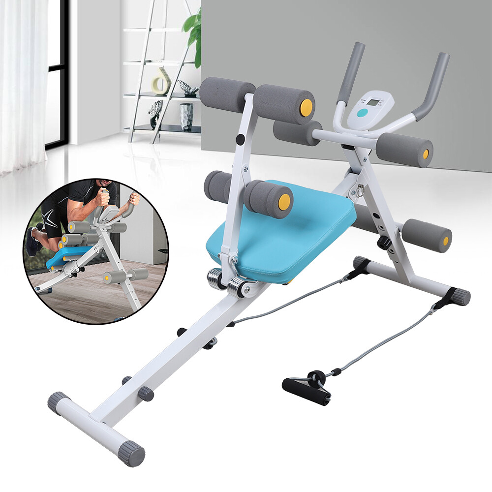 Adjustable Rider Machine Trainer Rowing Machine Ab Workout Equipment Training US