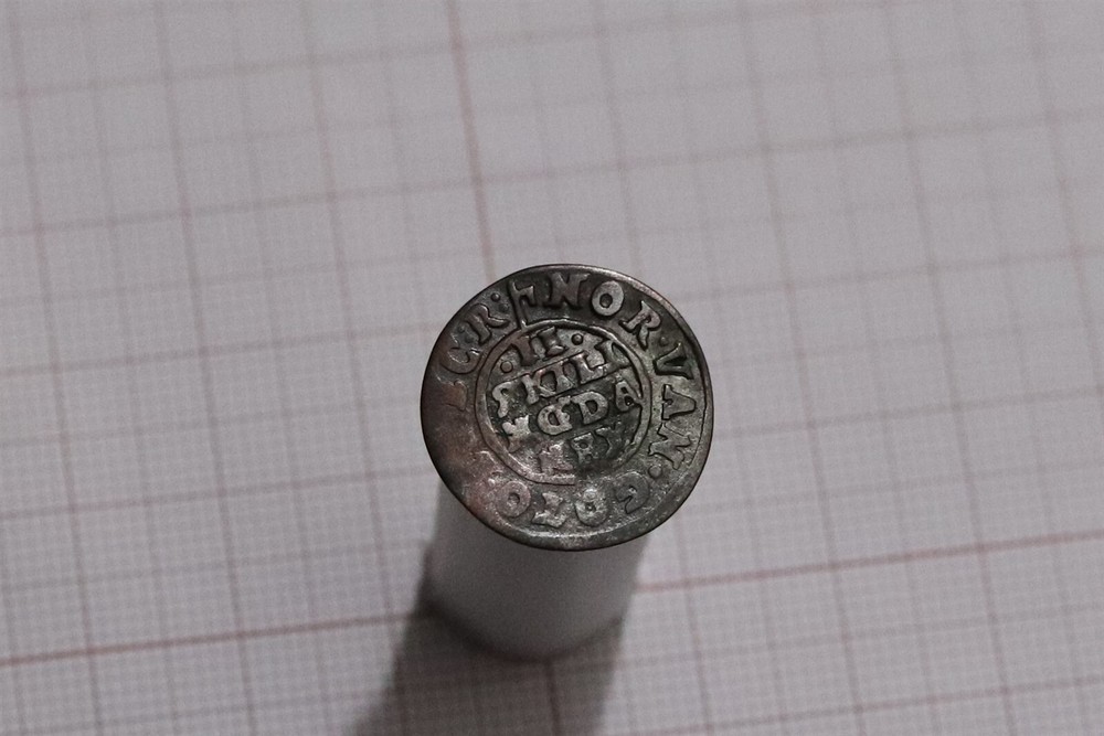 🧭 🇩🇰 DENMARK 2 SKILLING 1648 B77 CM9-17