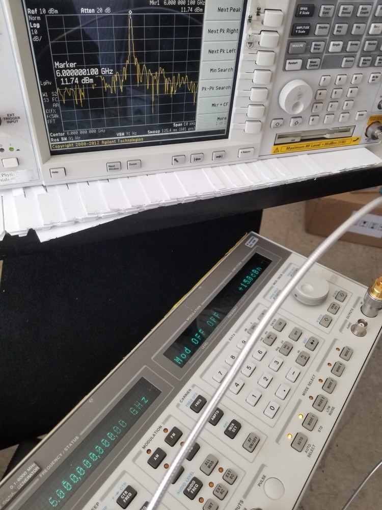 HP8665B RF Generator 6 GHZ NO ERRORS!!! AM/FM/Phase/Pulse/Sweep
