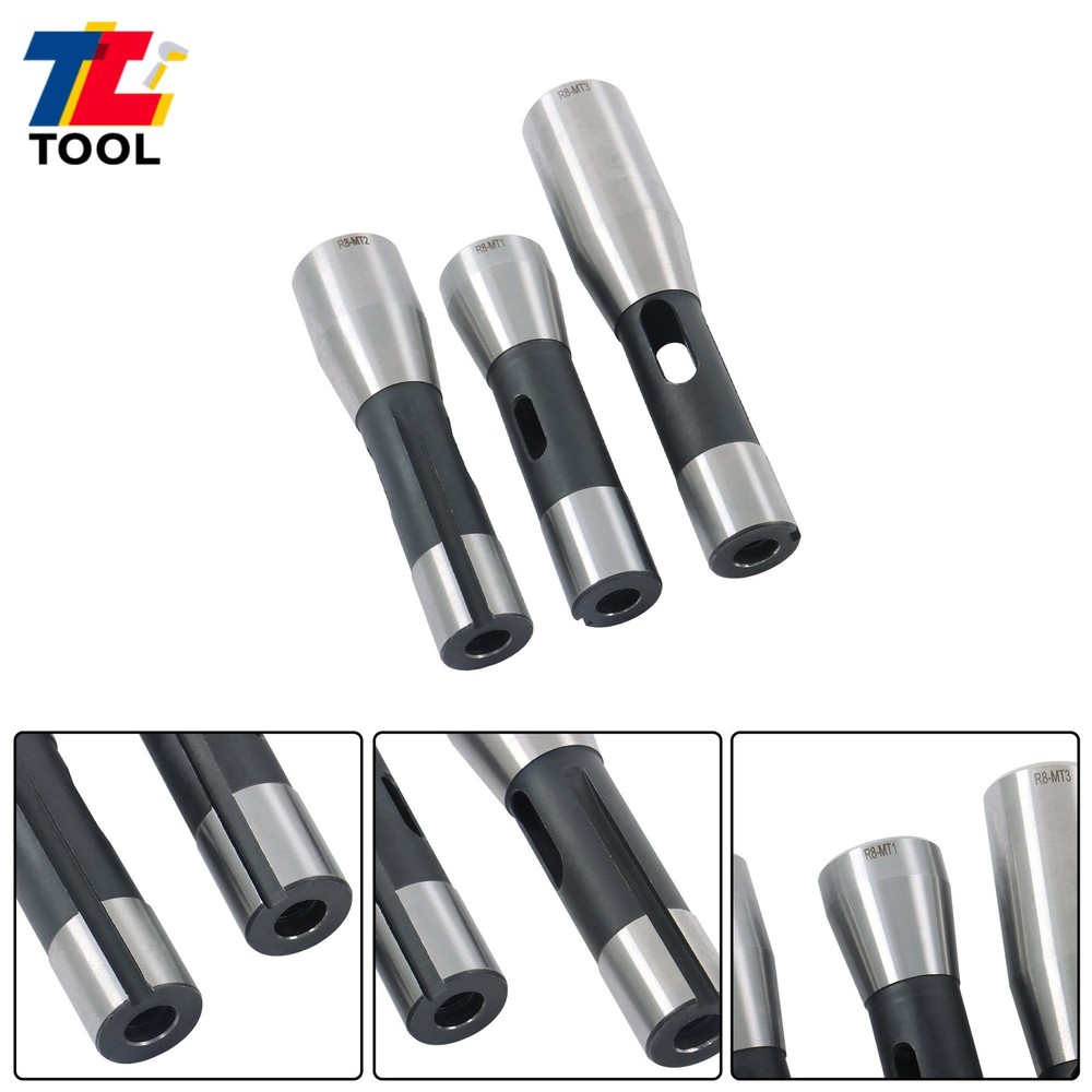 R8 Shank Quick Change Adapters 1MT 2MT 3MT Machining Set