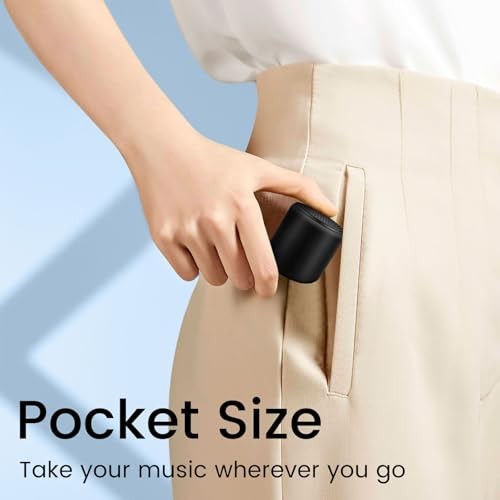Mini Bluetooth Speaker – Small Portable Tiny Bluetooth Speakers Wireless with