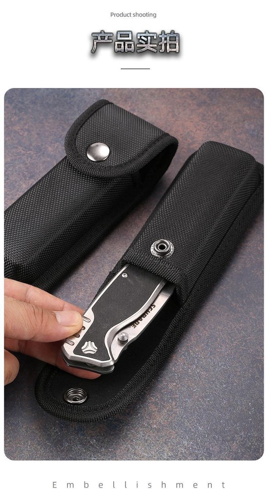 High Quality Nylon Sheath Folding Tool Knife Holder Pouch Case With Belt Loop