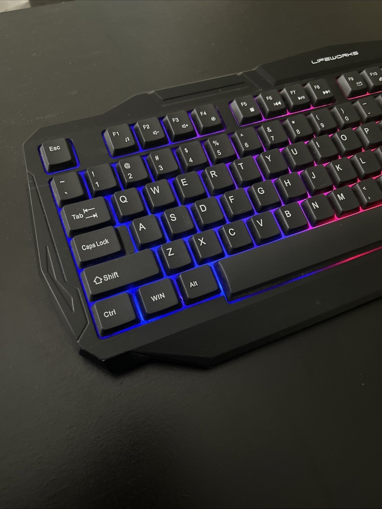 Lifeworks Lightup Gaming Keyboard Black