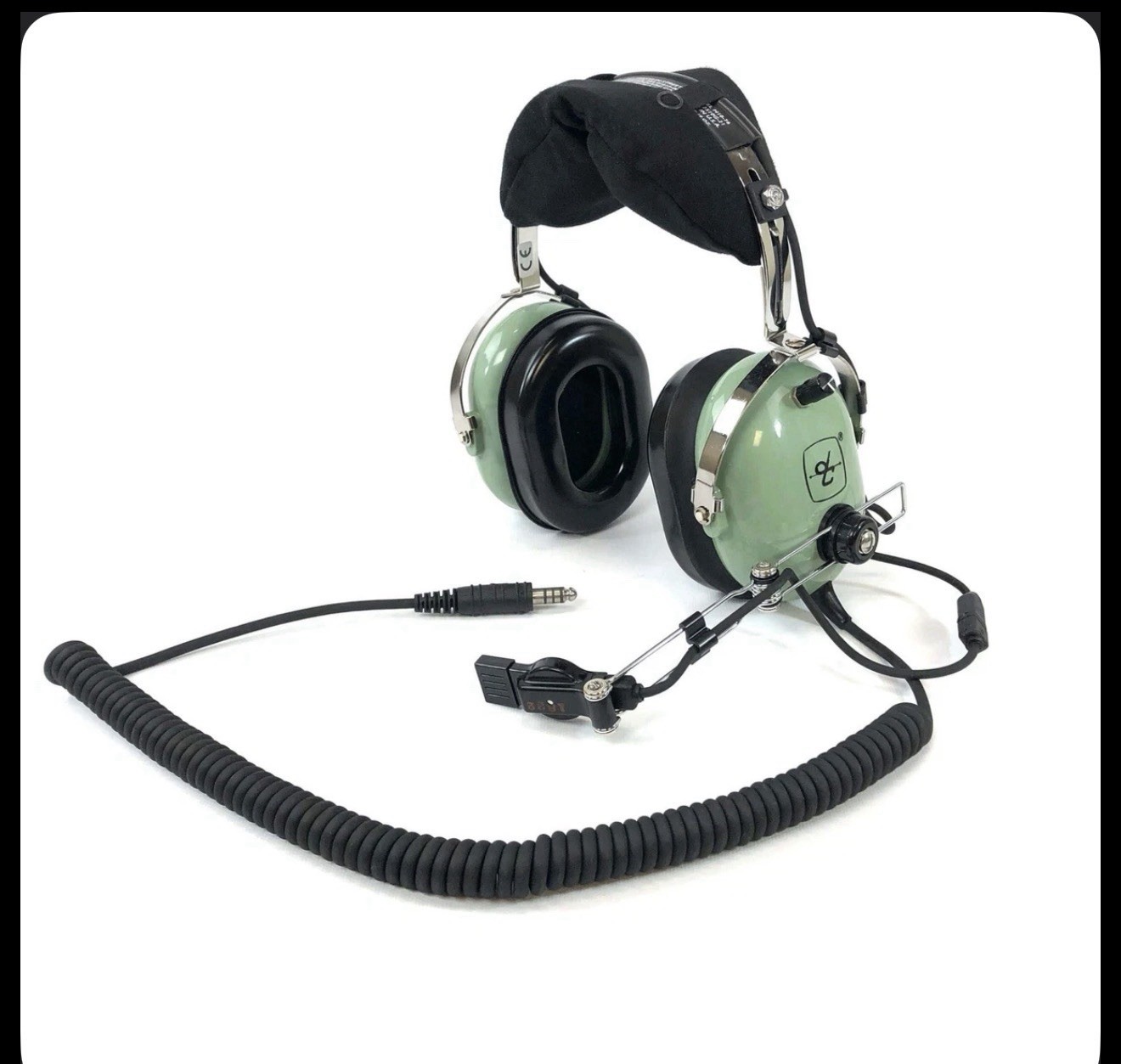 David Clark Aviation H10-76 Military Aviation Headset Headphones w/ Microphone