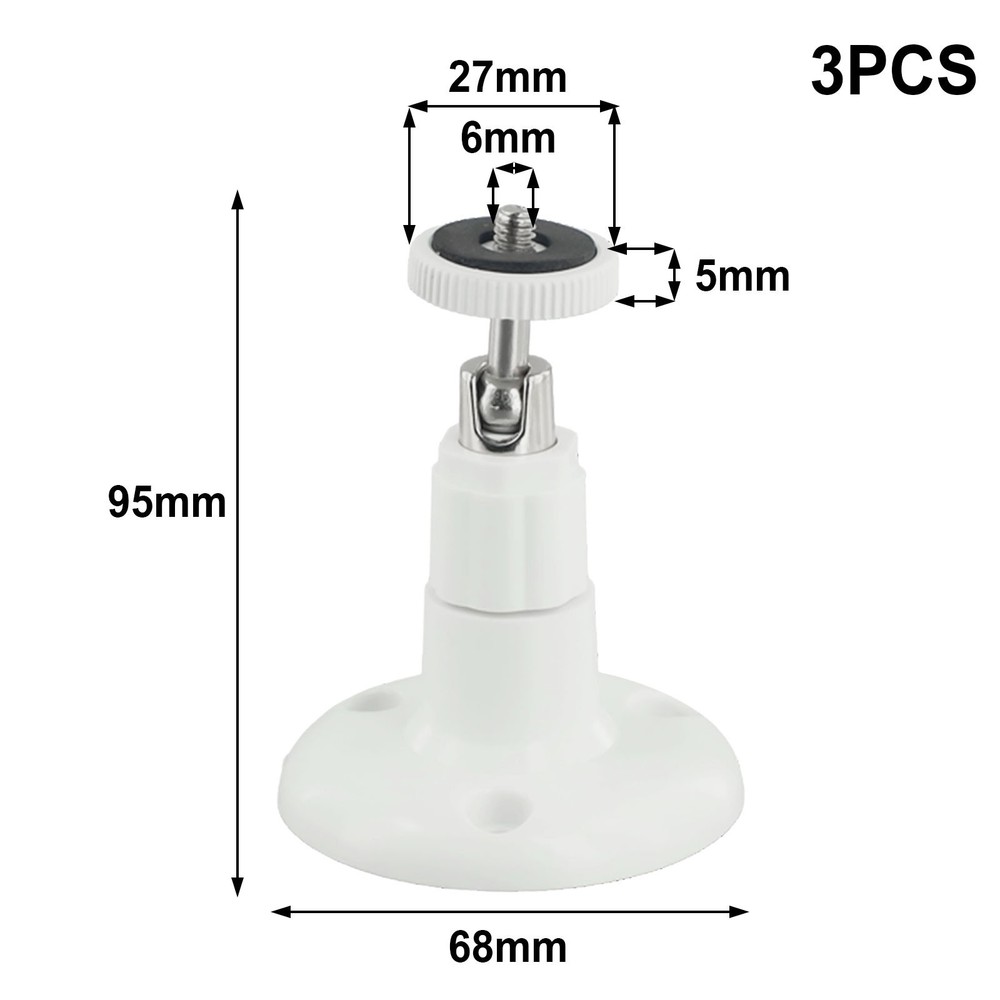 Gimbal Frame Wall Mount Bracket-degree Swivel Aluminum+ABS Plastic