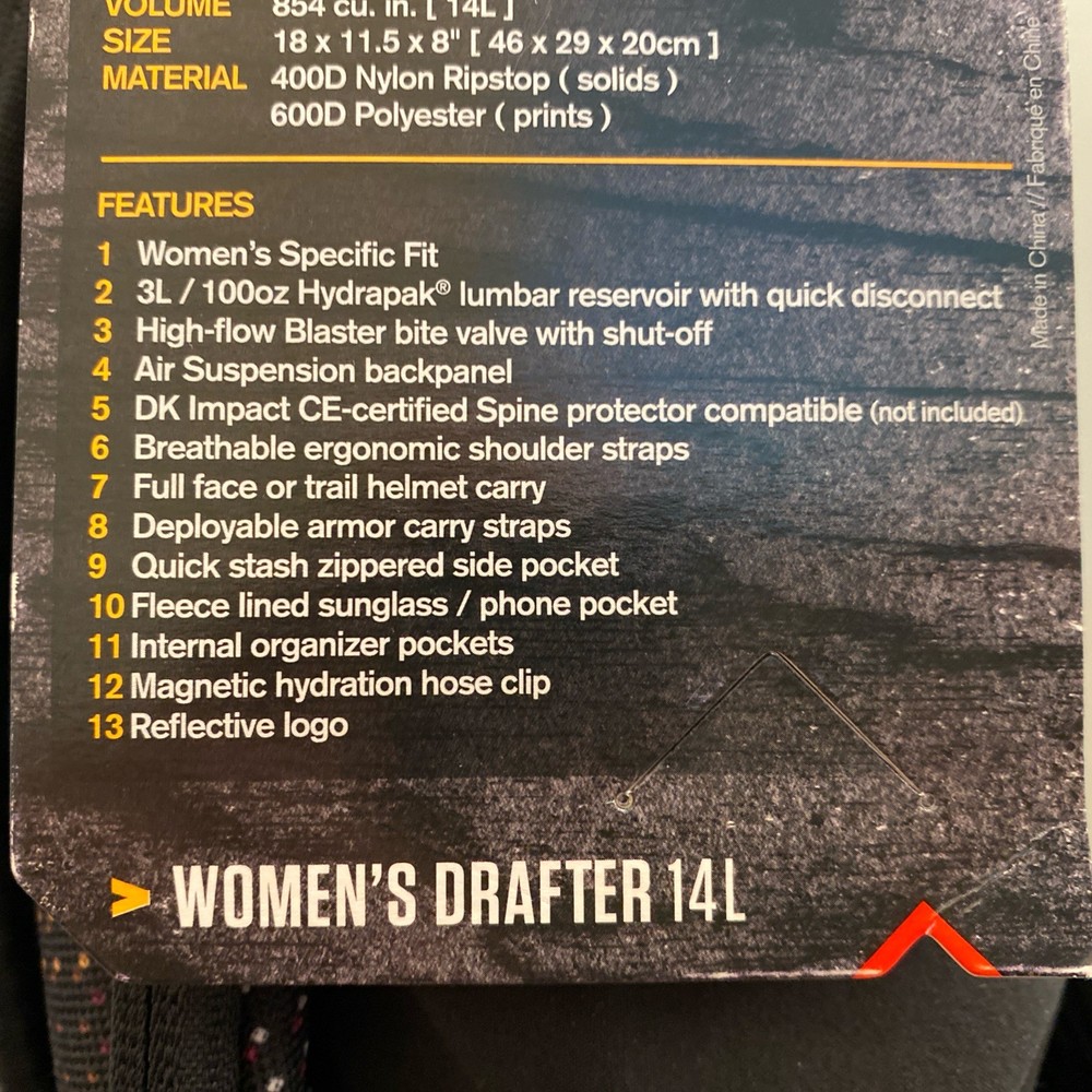 Dakine Drafter 14L Women’s Hydration Pack Ripstop