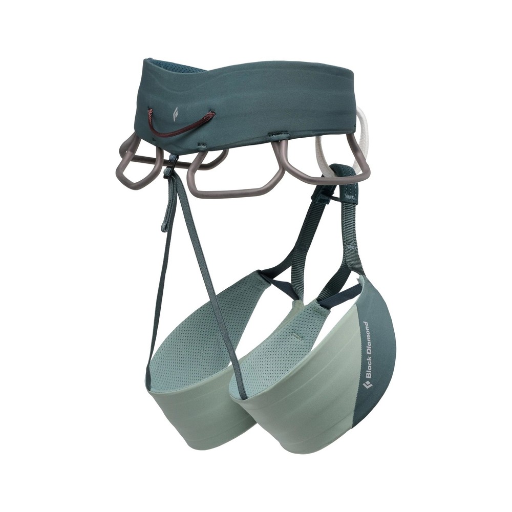 Black Diamond Solution Women's Climbing Harness, Agave, Medium