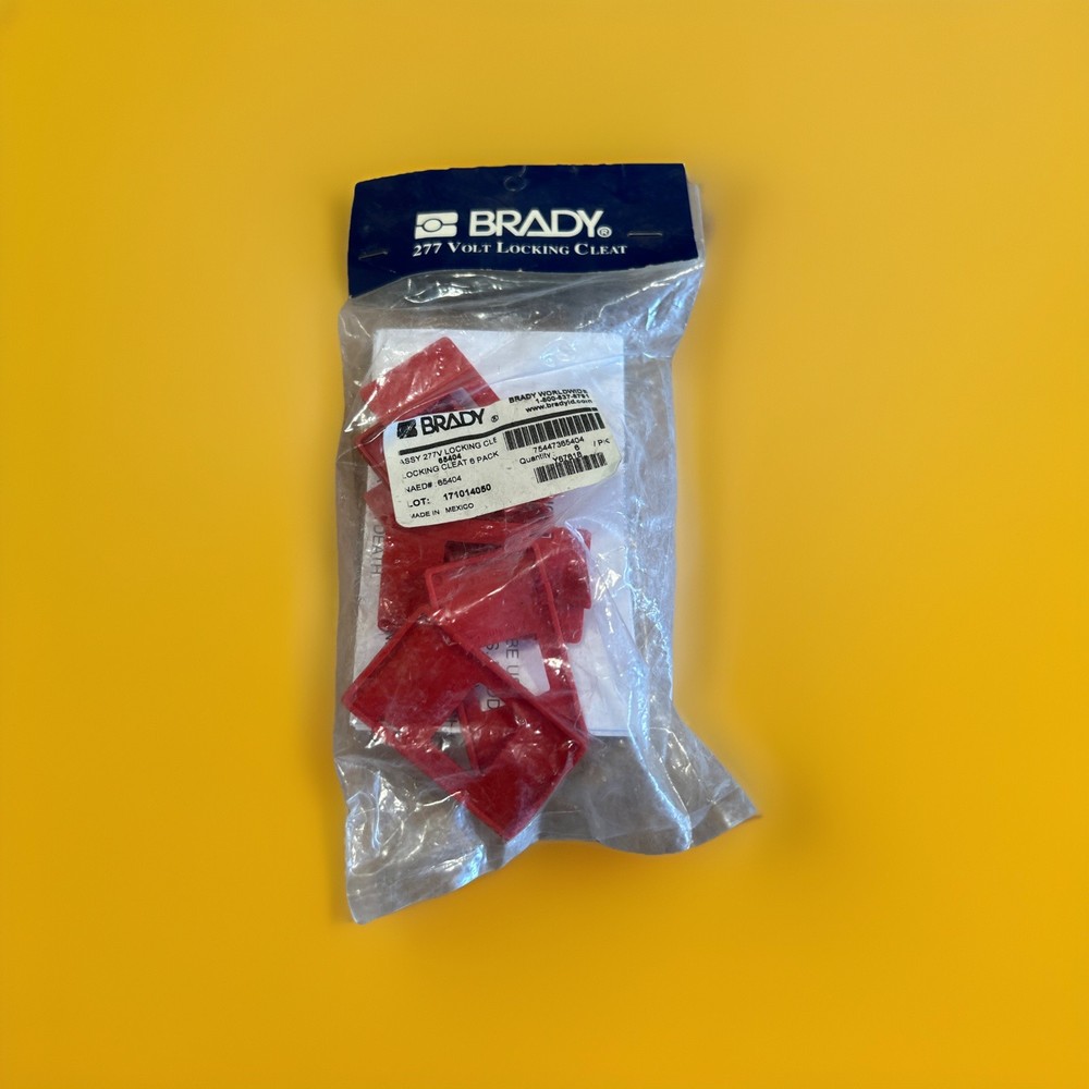 🔥Brady 65404 Lockout Cleat Accessory, 120/277V ~ 1 Unit