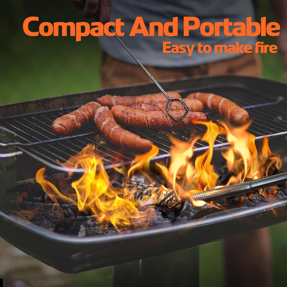 72PCS Fire Starters for Campfires Grill BBQ Camping Fireplace Fire Pit, Quick Li