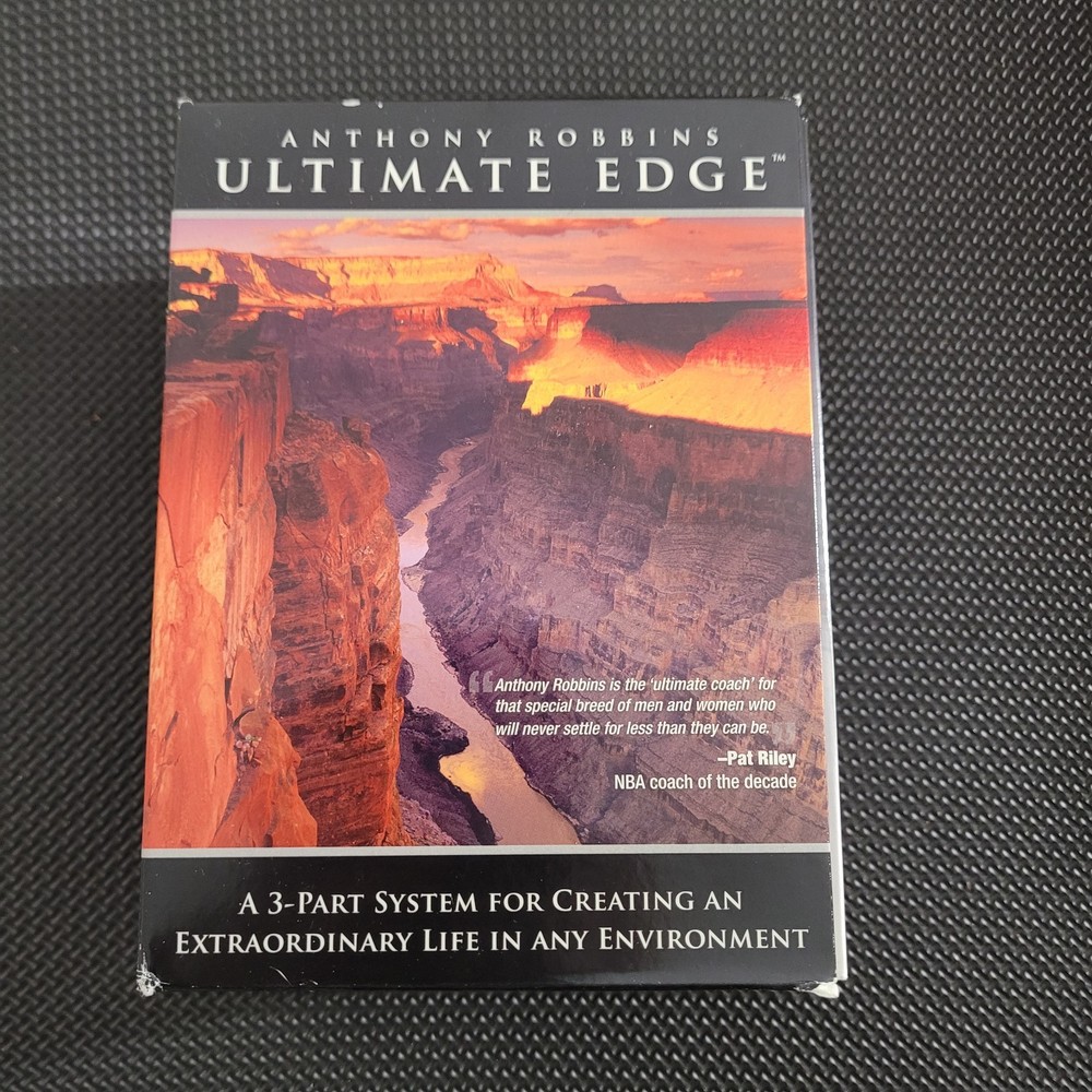 Anthony Robbins Ultimate Edge 3-Part System Box Set Inner Strength Personal Pow…