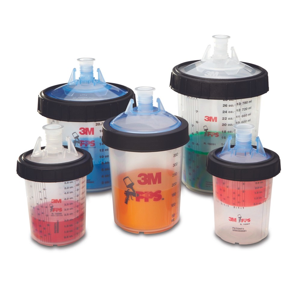 3M PPS Cup & Collar, 16001, Standard, 2 per carton