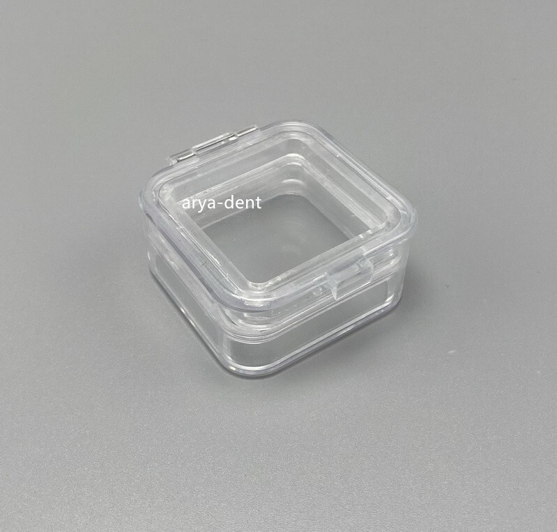 Denture Tooth Hinged Display Box Dental Storage Boxes Membrane Veneer Crown Case