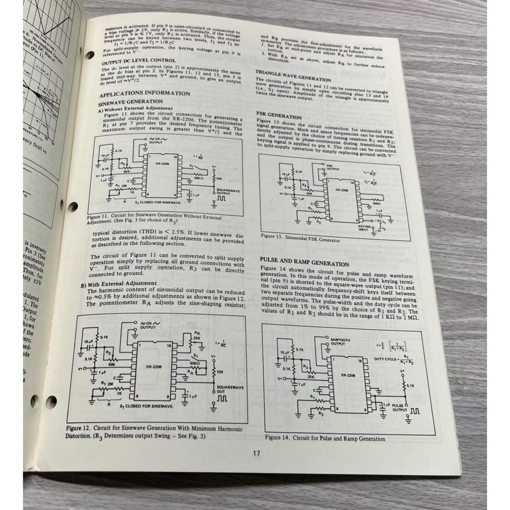 Exar Product Guide Applications and Function Generator Data Books Vintage 1970s