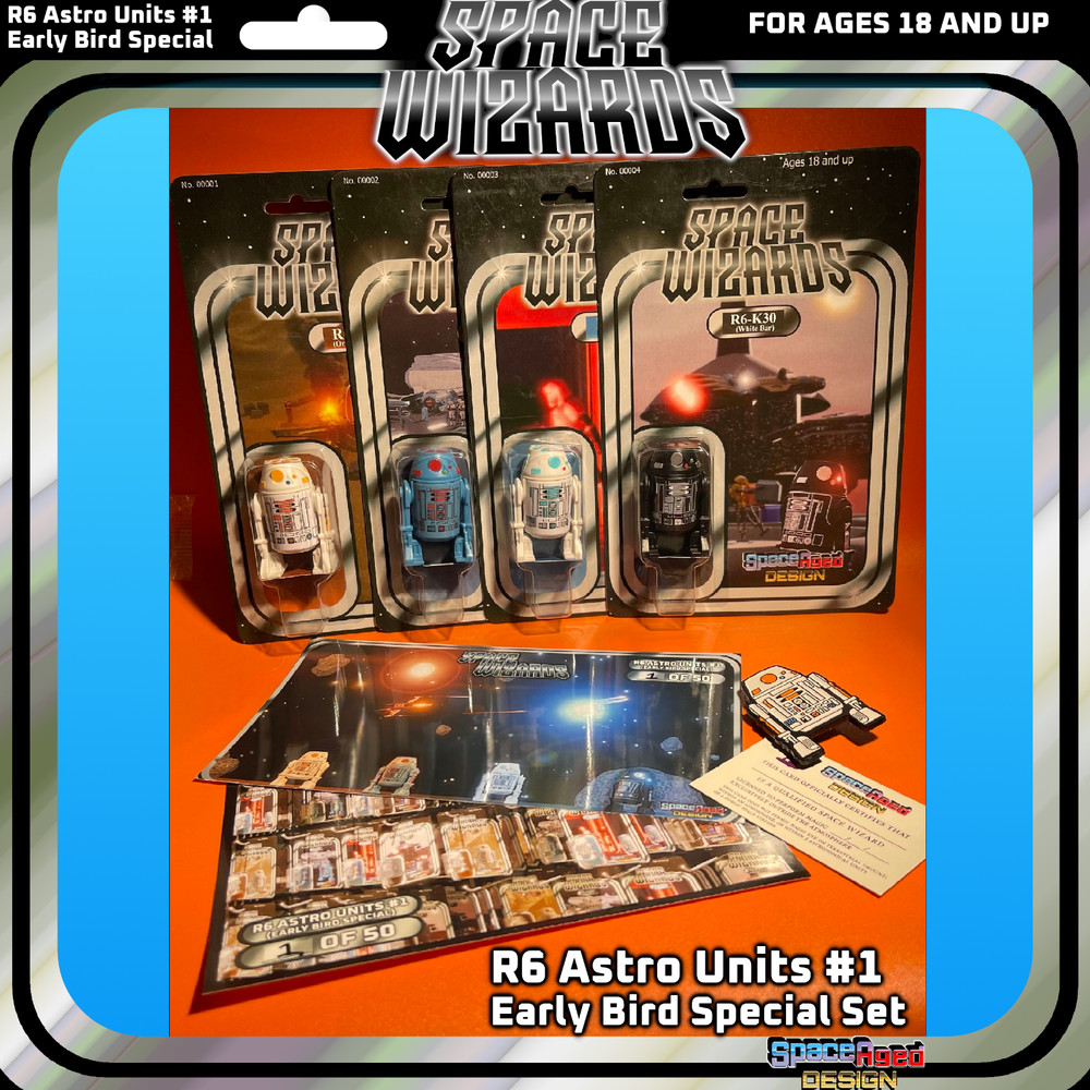 Numbered Cardback Editions | Space Wizards R6 Astro Units #1 Complete Set
