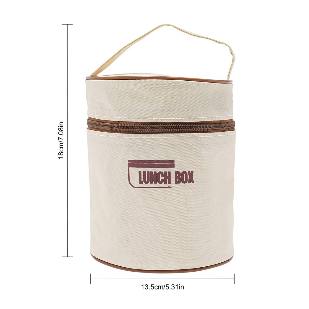 2PCS Stackable Lunch Boxes Lunch Container Set Off-White Food Storage Container