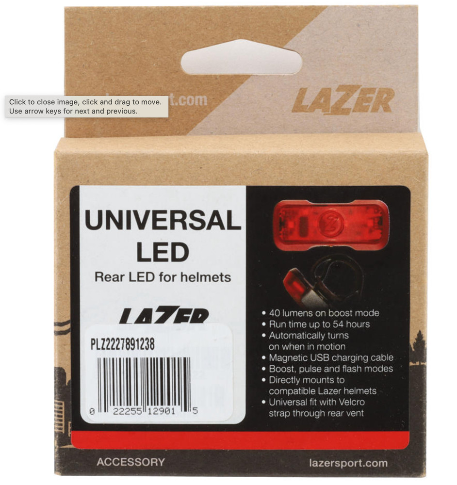 Lazer Universal Rechargeable LED Tail Light - NIB
