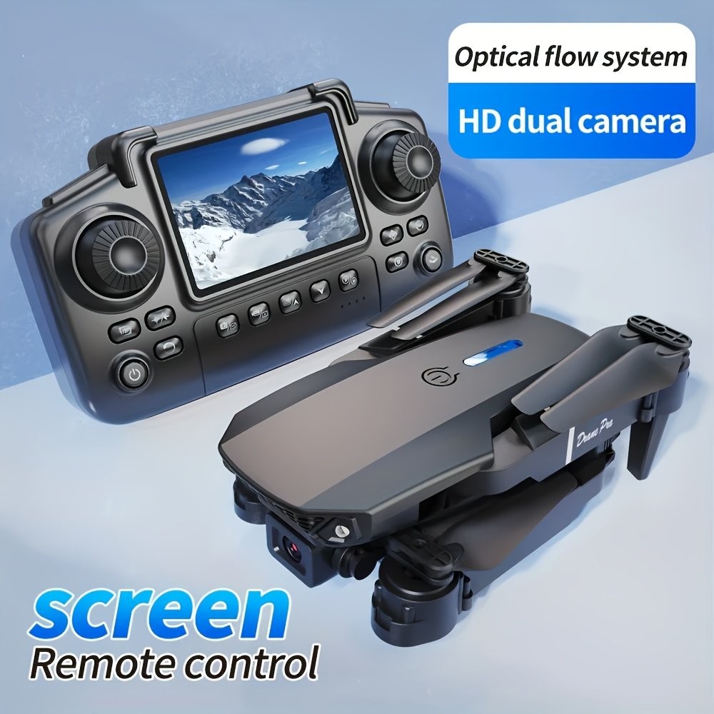 4K HD Drone Dual Camera WiFi FPV Foldable Quadcopter RC with Screen Remote