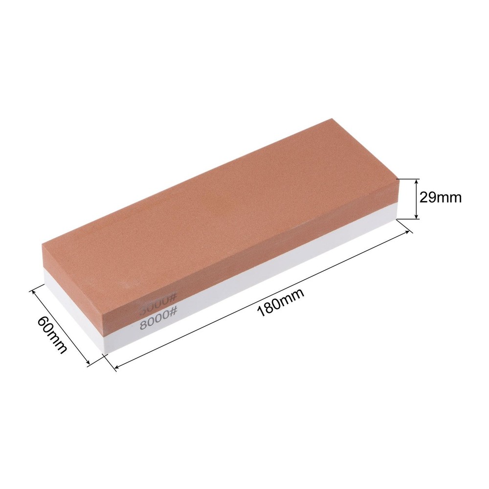 Stone sharpening 3000/8000 grain 2 side combination dimension 180x60x29mm