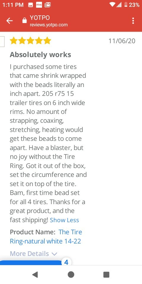 The Tire Ring Tire Bead Seater
