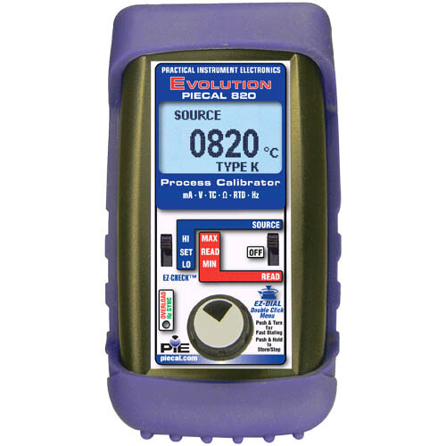 PIE 820 1-Channel Multifunction Process Calibrator Standard Package