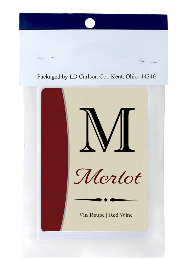 Merlot Wine Labels