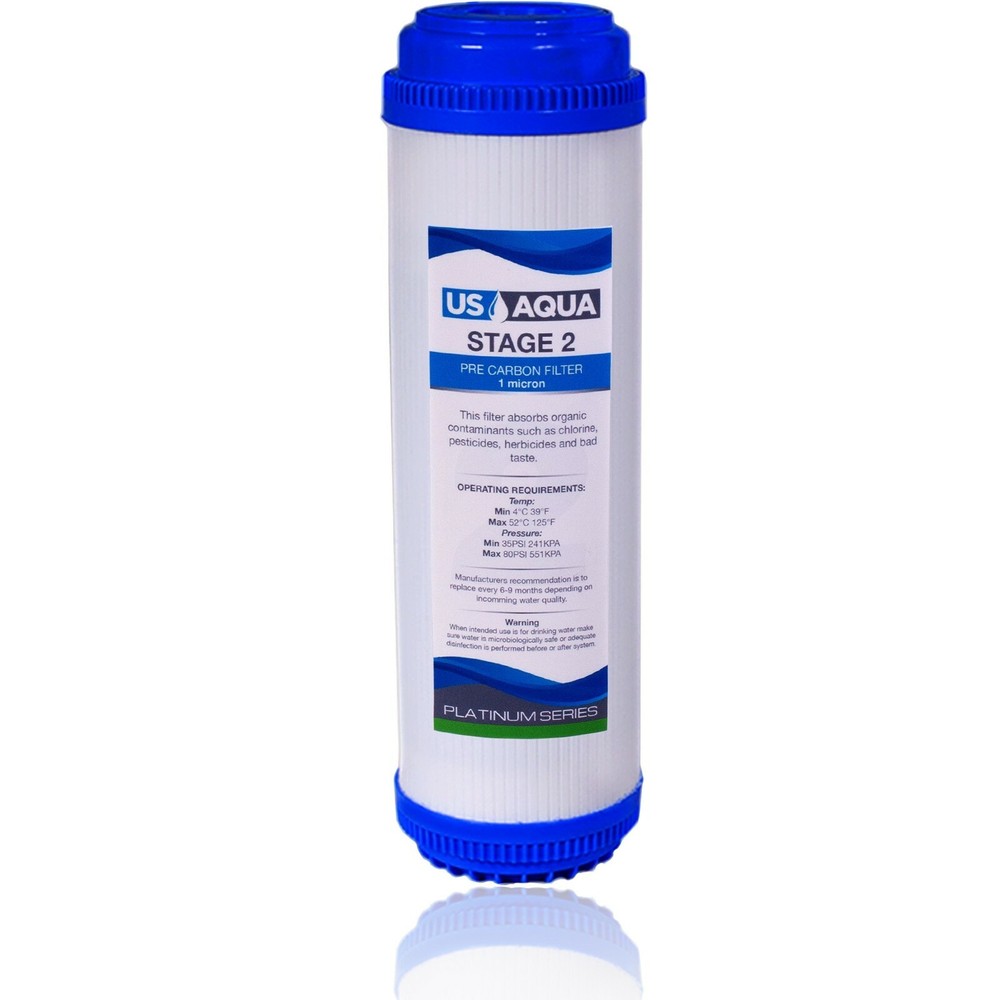 NU Aqua Platinum Series Granular Activated Coconut Carbon Filter 4 Pack