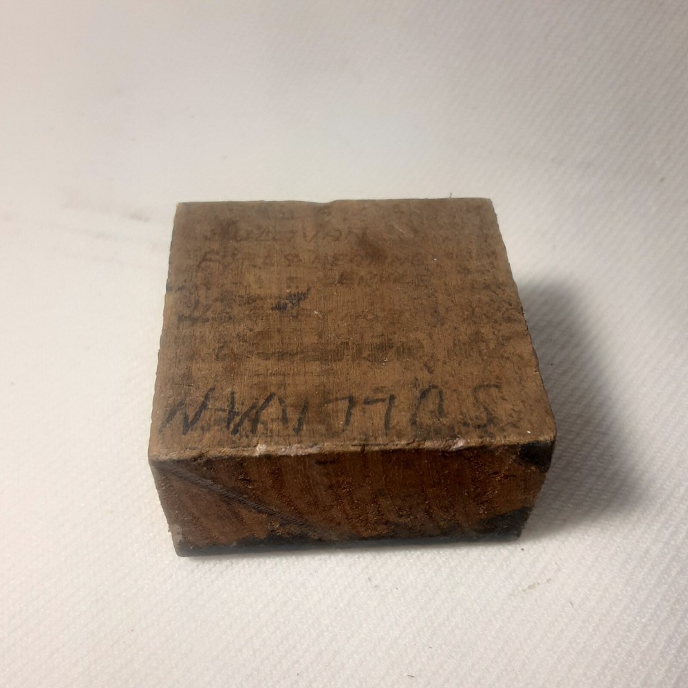 Famous Anthracite Printing Block Letterpress Typography