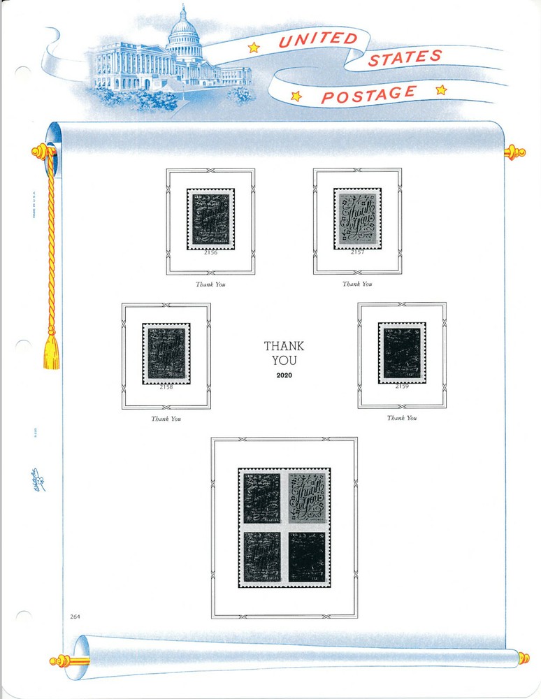 WHITE ACE 2020 US Regular Issue Singles & Coil Pairs Album Supplement RSC-44