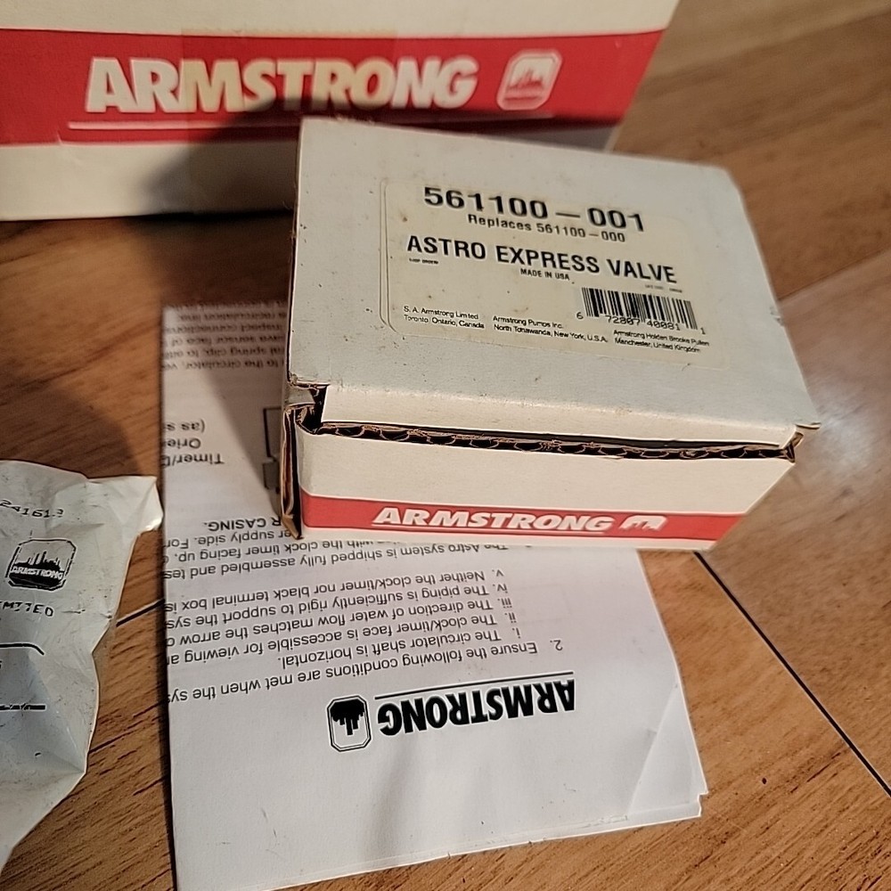ARMSTRONG 110123-401 EXPRESS WATER SYSTEM- Never Used