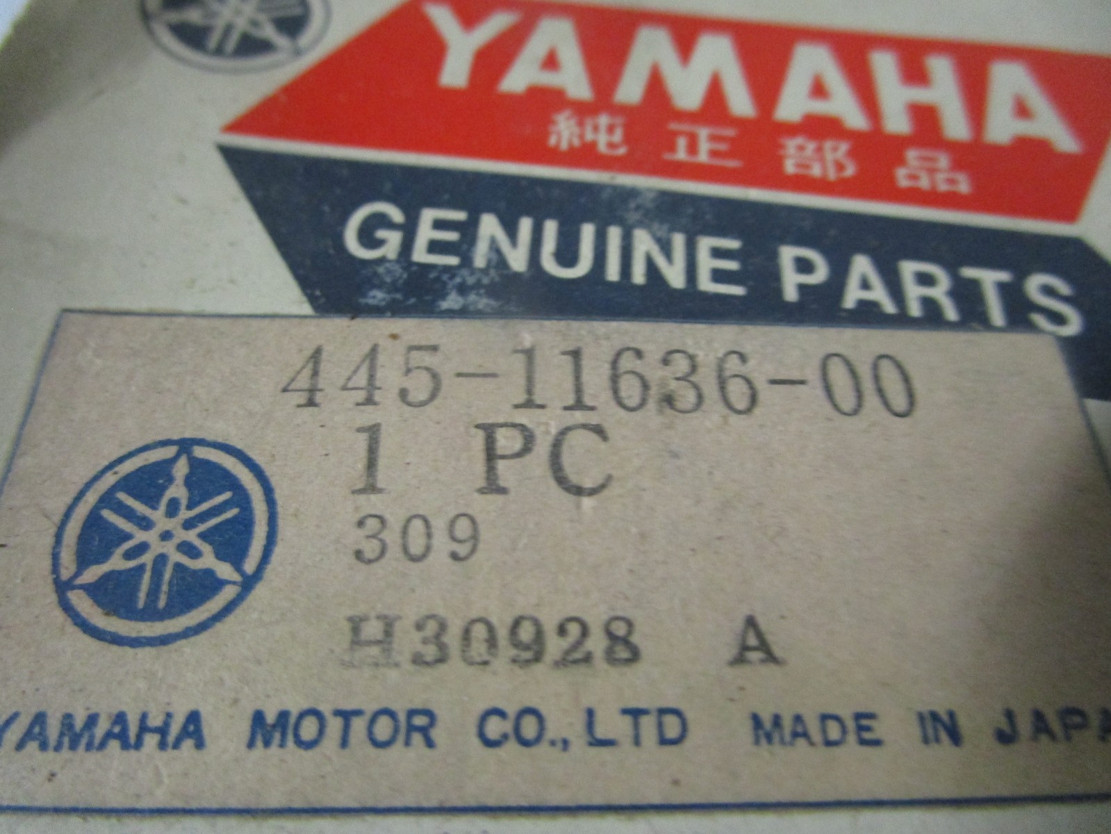 OEM NOS Yamaha Oversize 0.50 Piston 445-11636-00-00