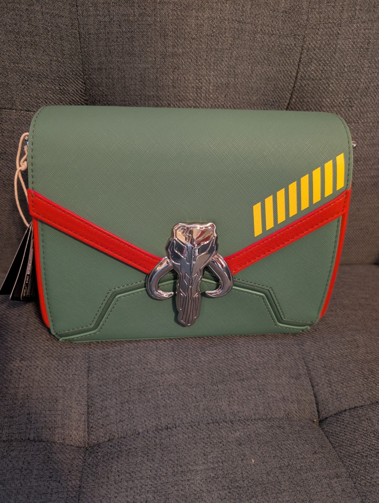 Loungefly Star Wars Boba Fett Cosplay Crossbody Bag Purse Green New NWT