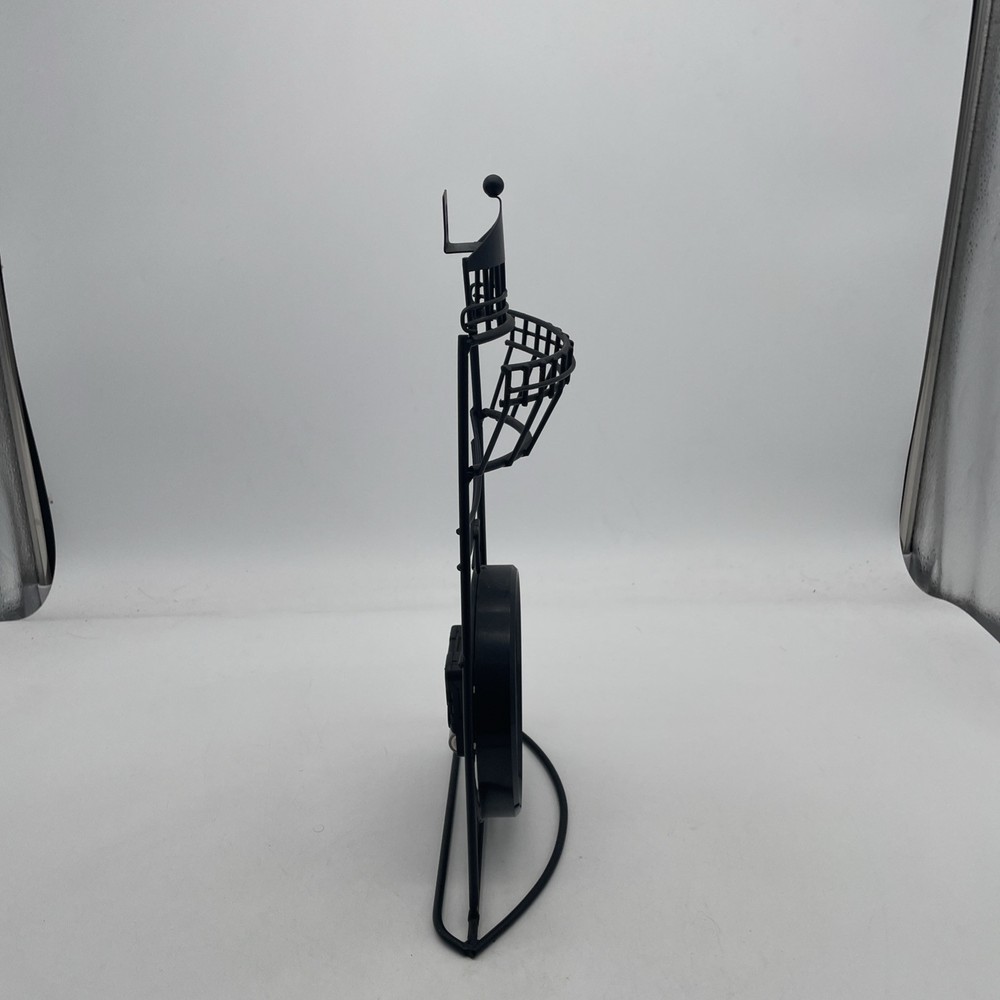 Table/Wall Clock Wrought Iron Lighthouse Theme Cottage Core Tested