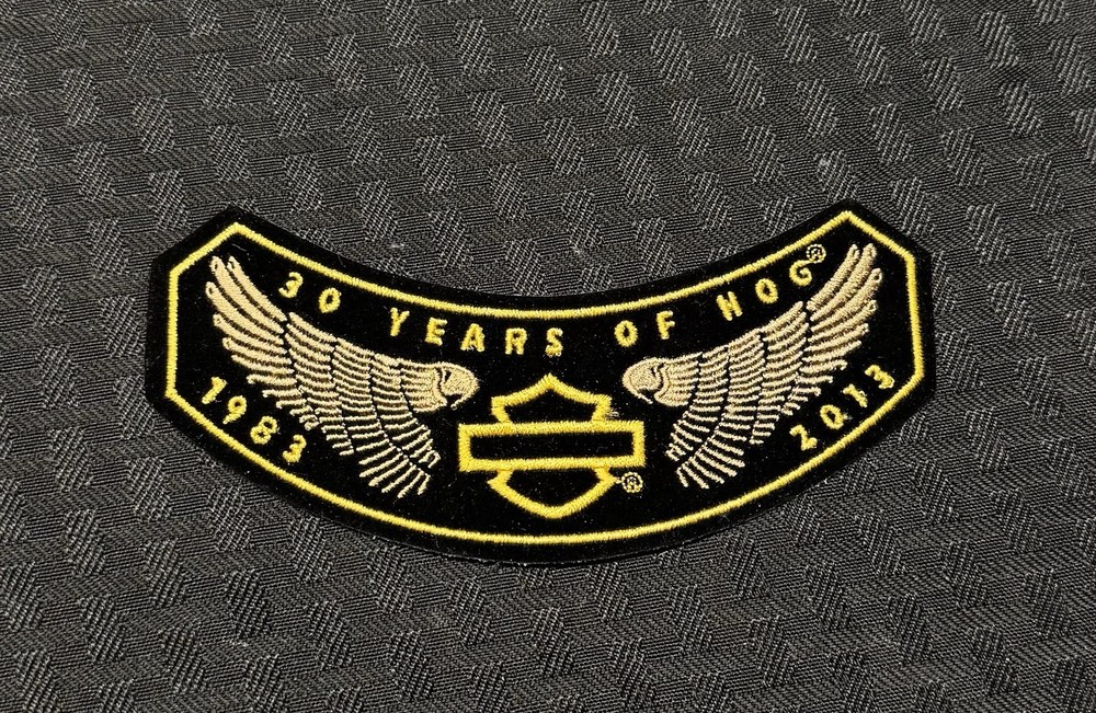Harley Davidson 30 Years HOG 2013 Rocker Patch
