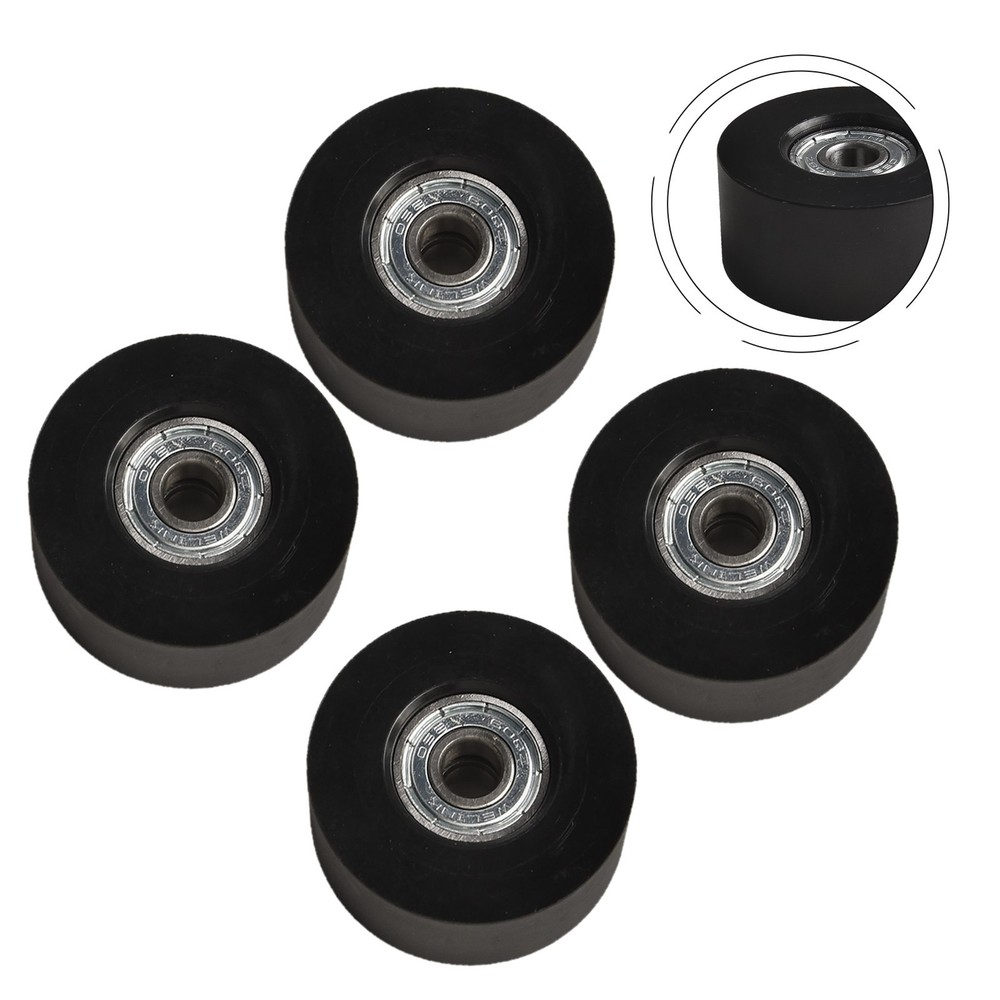 Rowing Machine Seat Wheels with High Load Capacity 4 Piece Replacement Set