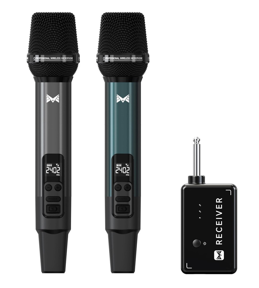 Wireless Microphone, Metal Dynamic Wireless Microphones with One-to-One Chip ...