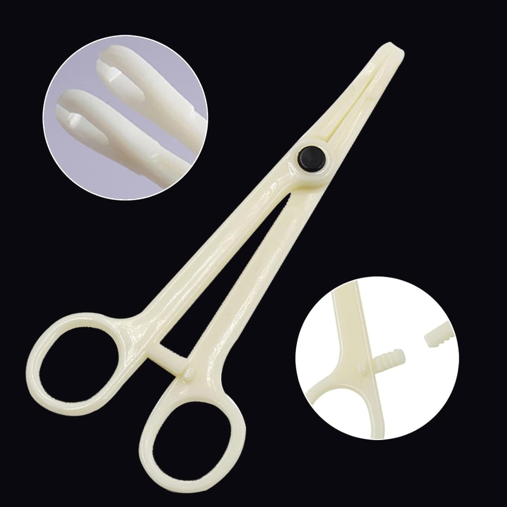 Disposable Piercing Clamps - Combofix 10Pcs Forceps Type2