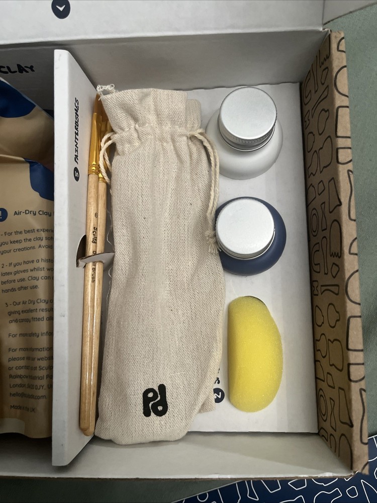 NEW Sculpd Pottery Kit and Extra Earth Tones Paint kit