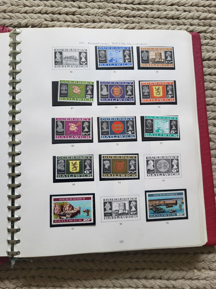 Mint Channel Islands (Guernsey & Jersey) Stamp in Stanley Gibbons Face Value £££