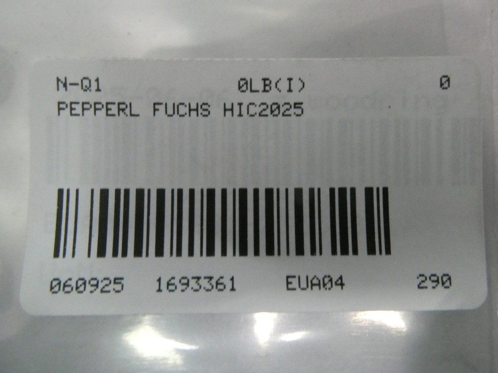 Pepperl Fuchs HIC2025 H-system Power Supply Transmitter Module