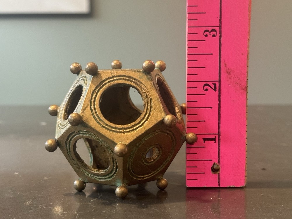 3D Printed Mysterious Roman Dodecahedron - 2.5”