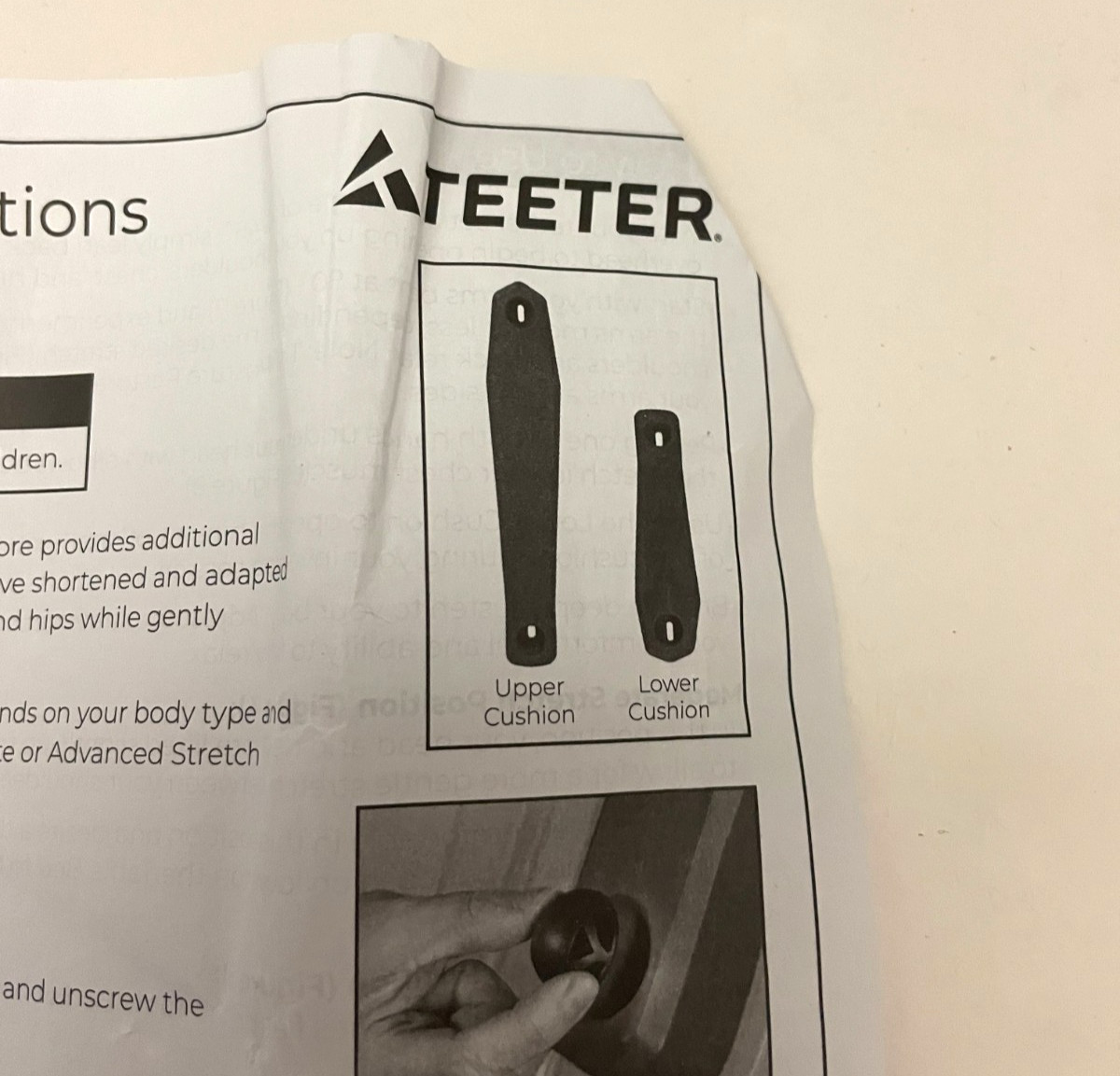 TEETER Posture Restore Cushions Back Pain Recovery Accessory {Cushions Only)