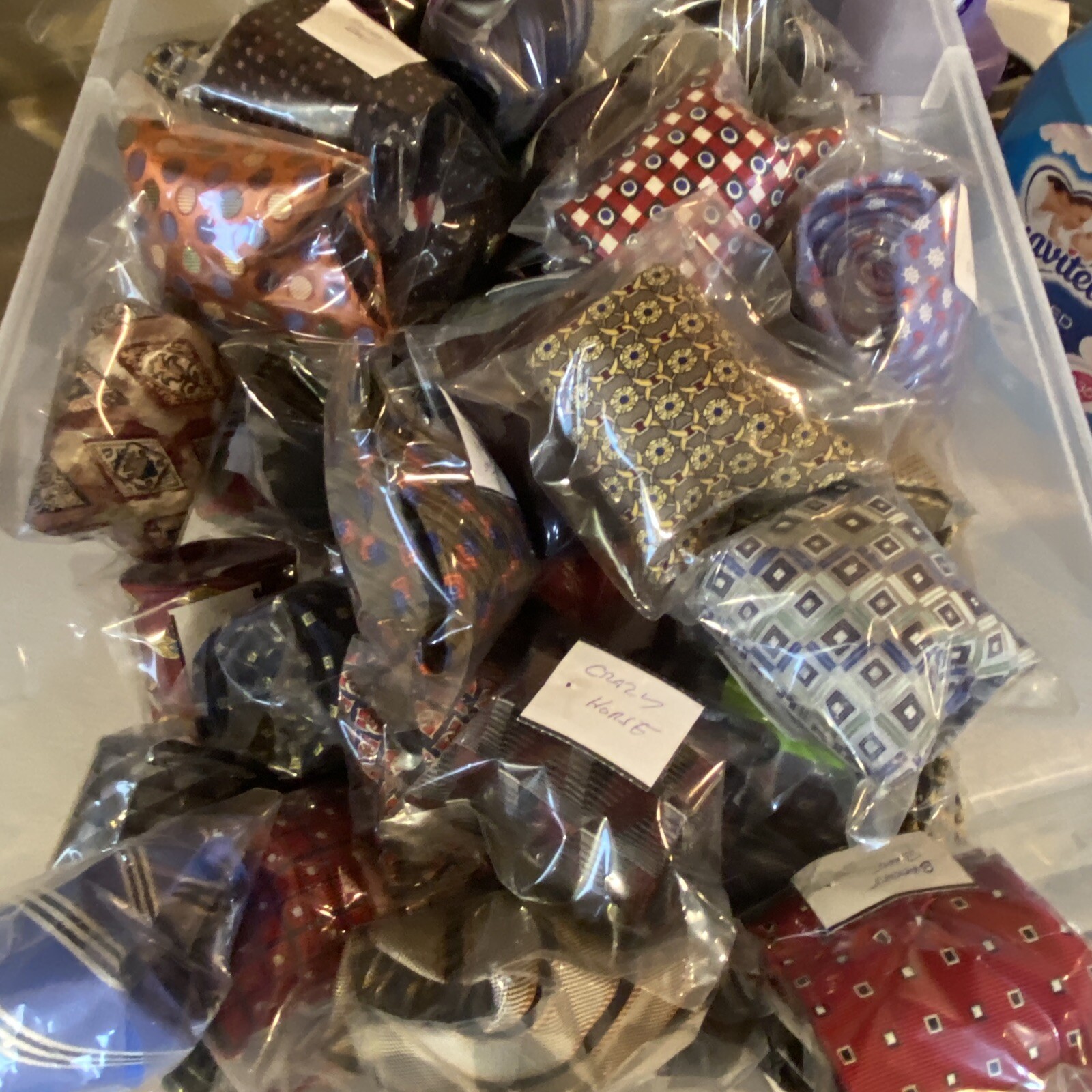 10 Ties RANDOM - Neck Tie Men's - LOT OF 10 Mystery Striped Plaid Solid Classic