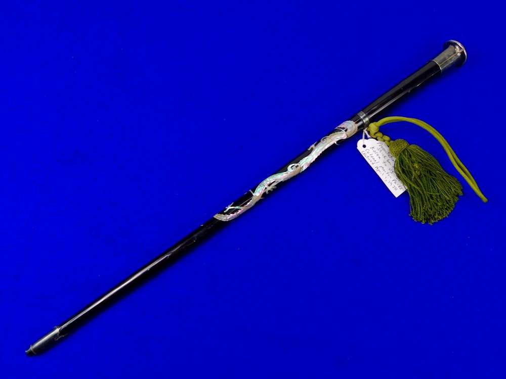 US Korean War Vintage Colonel Presentation Swagger Stick